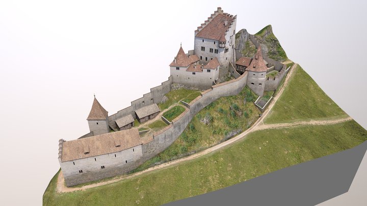 Läufelfingen, Homburg 3D Model