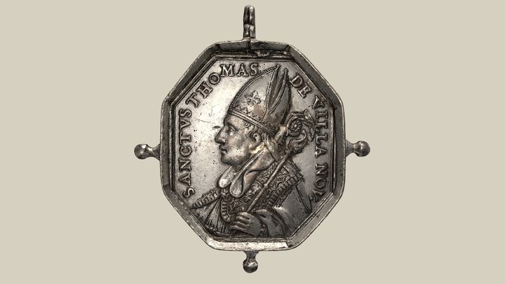 Medal Thomas of Villanova 3D Model