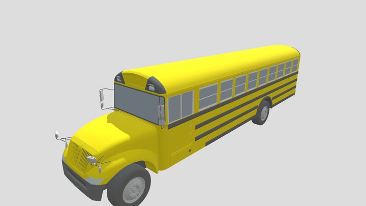 DAE export of a Bus model from Leica Map360 3D Model