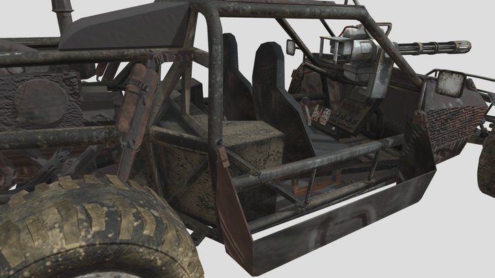 Vehicle Doomsday-Buggy+motion 3D Model