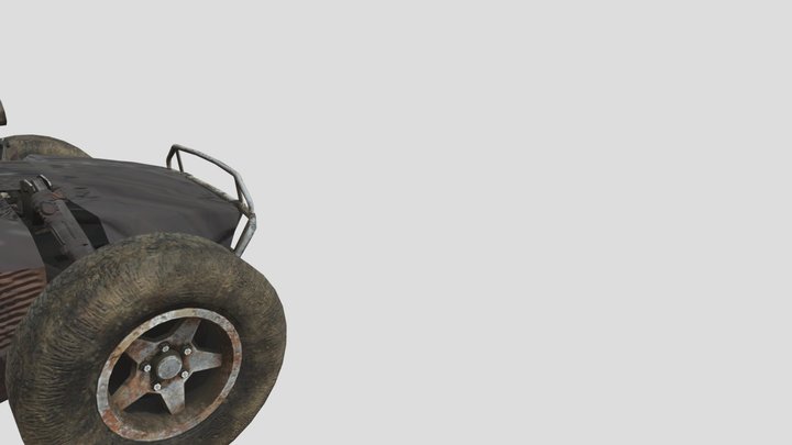 Vehicle Doomsday-Buggy+motion 3D Model