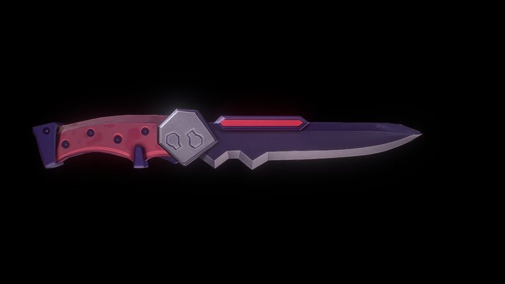 Progressive Knife Evangelion WIP 3D Model