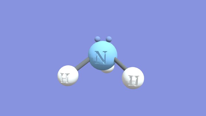 NH3 Molecule 3D Model