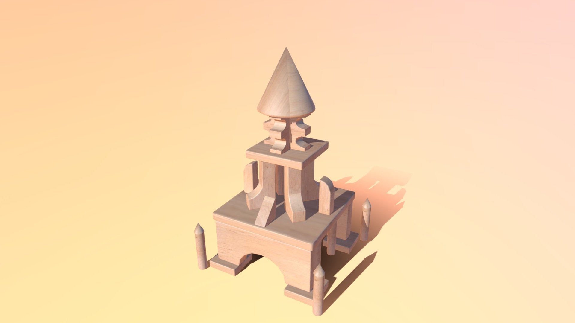 Castle Block - 3D model by jjsaw [4a985c7] - Sketchfab
