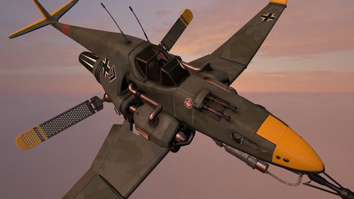 Vogeljaeger Bf-310 3D Model