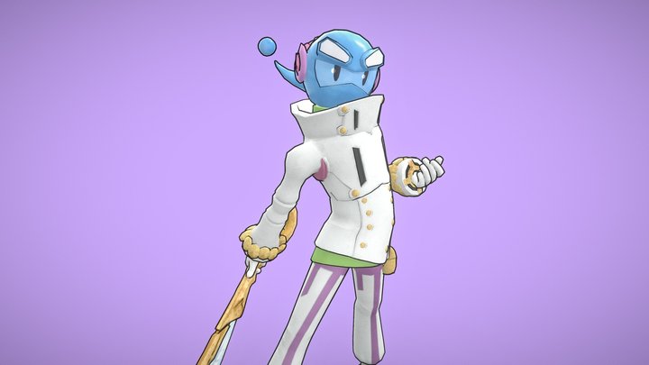 Caerul, The Fossil Hunter 3D Model
