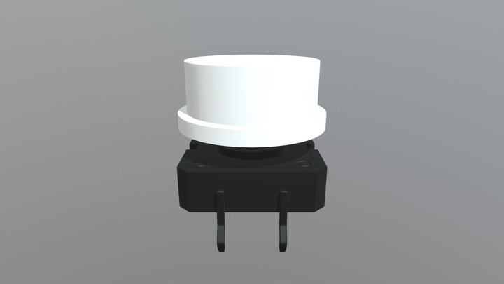 Bouton Poussoir 12mm 3D Model