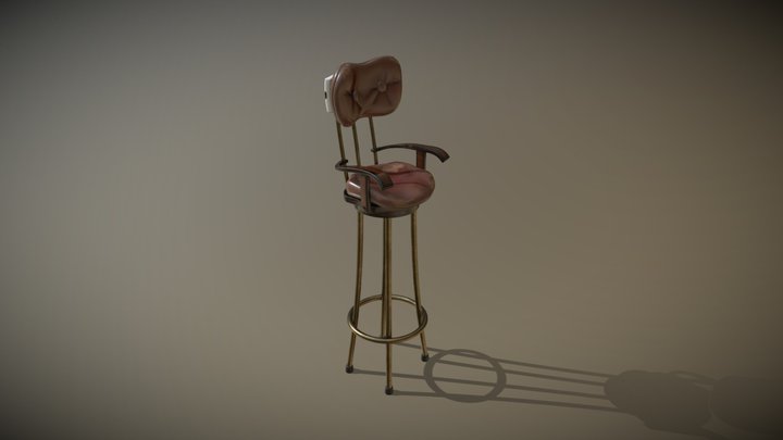 Pint Size Chat - Carl's Barstool 3D Model