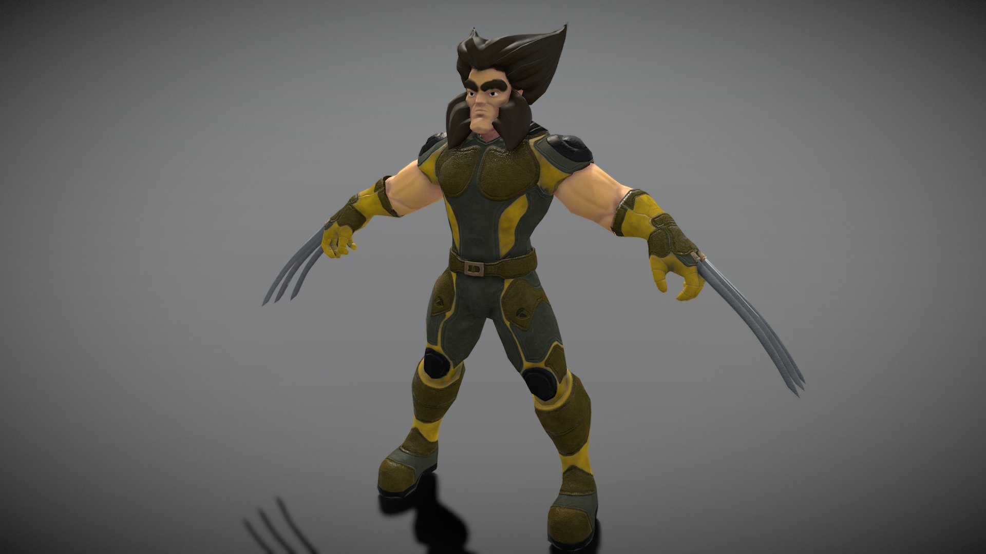 Wolvy - 3D model by jcarlyheaj [4a9c059] - Sketchfab