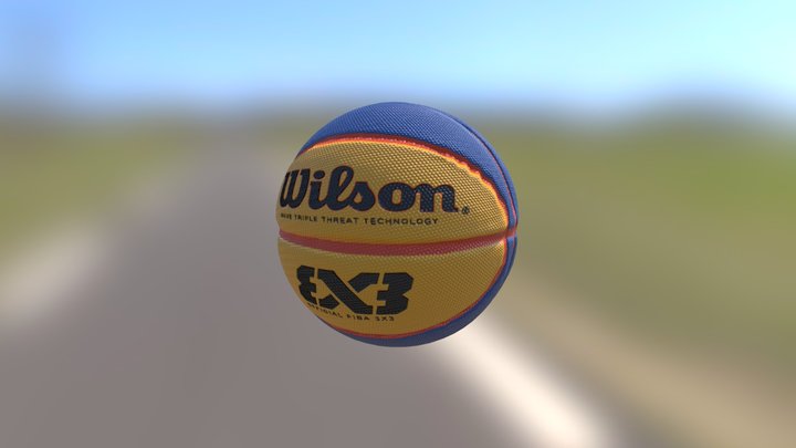 FIBA Basket Ball 3X3 3D Model