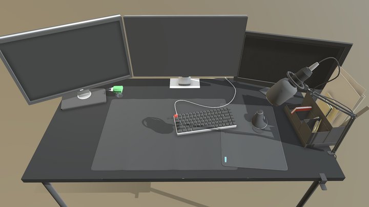 My workplace 3D Model