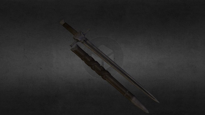 Cyrodiil Iron Sword 3D Model