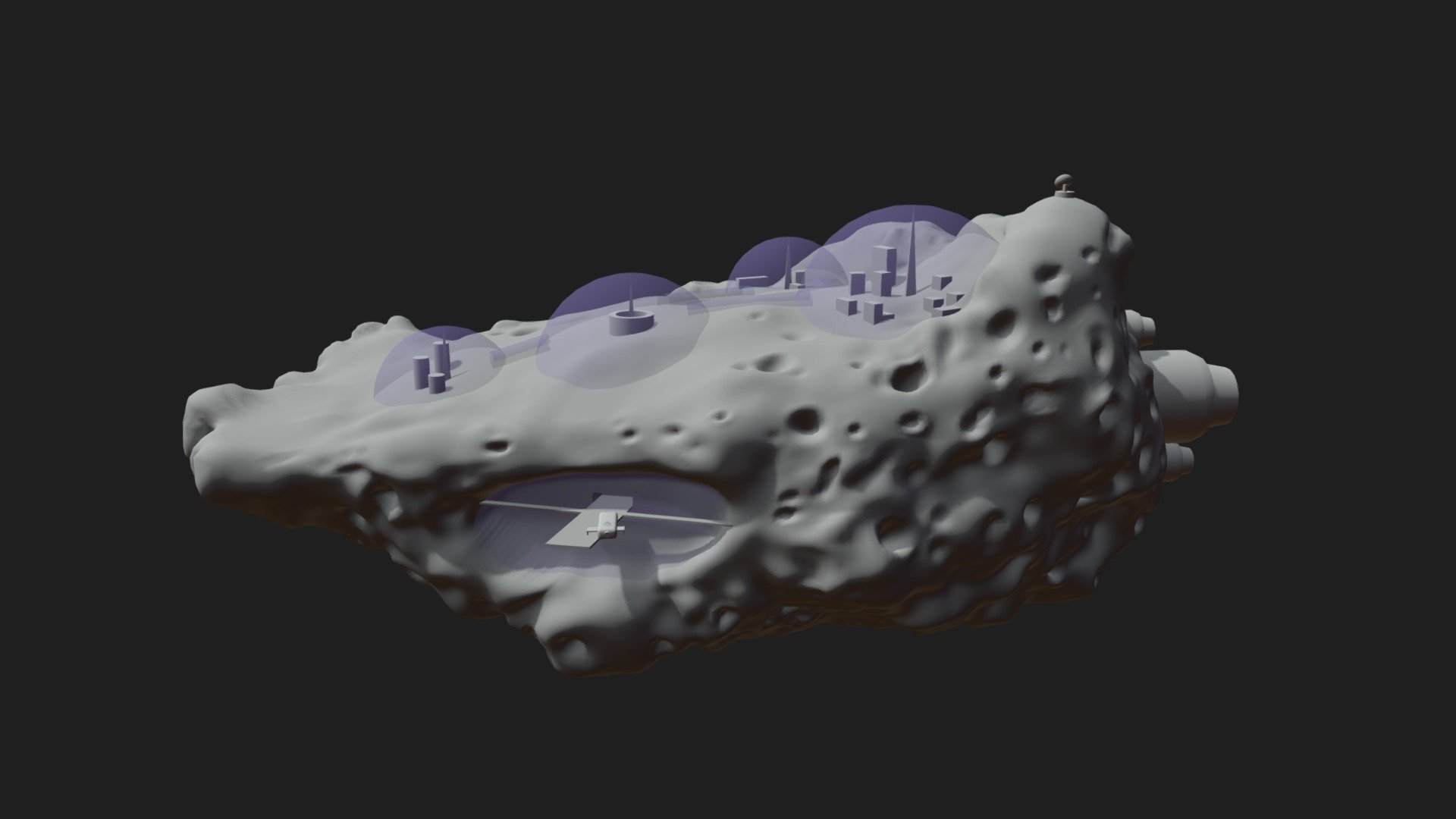 Comet - Download Free 3d Model By Kemzura [4a9e20b] - Sketchfab