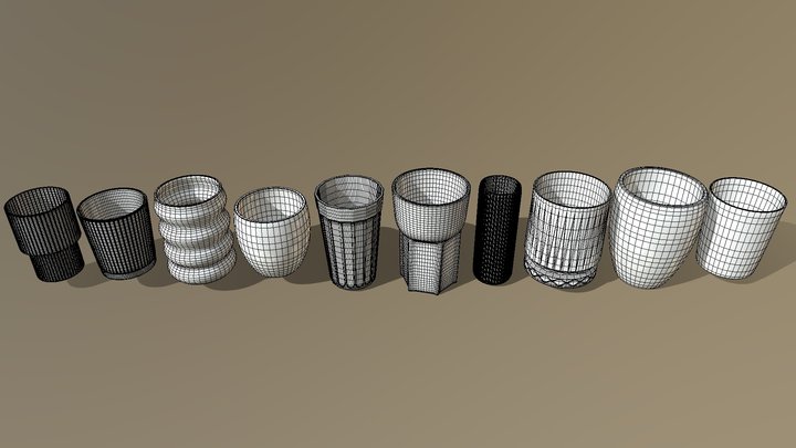 10 different glasses