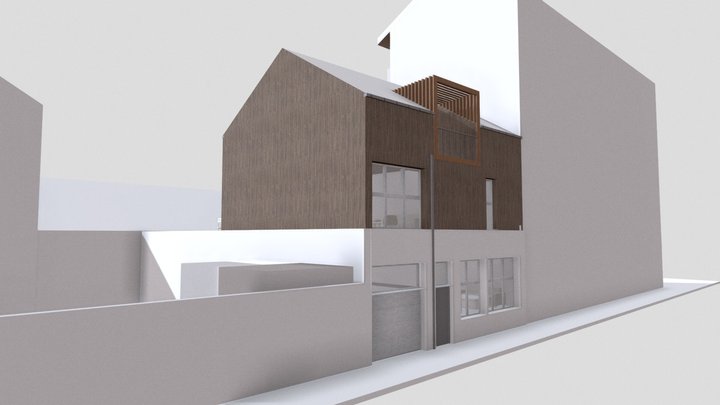Maison de ville, Grenoble 3D Model