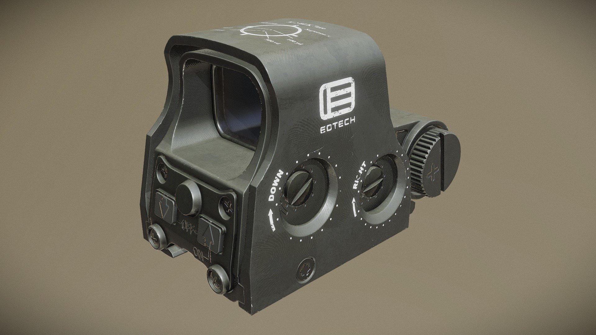 Buy EOTech XPS2-300 Blackout Holographic WeaponSight 3D Model. 