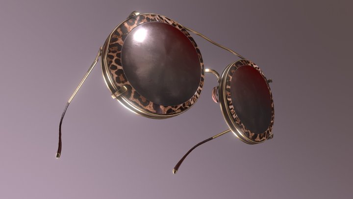 Diego Martinez Glasses Low 3D Model