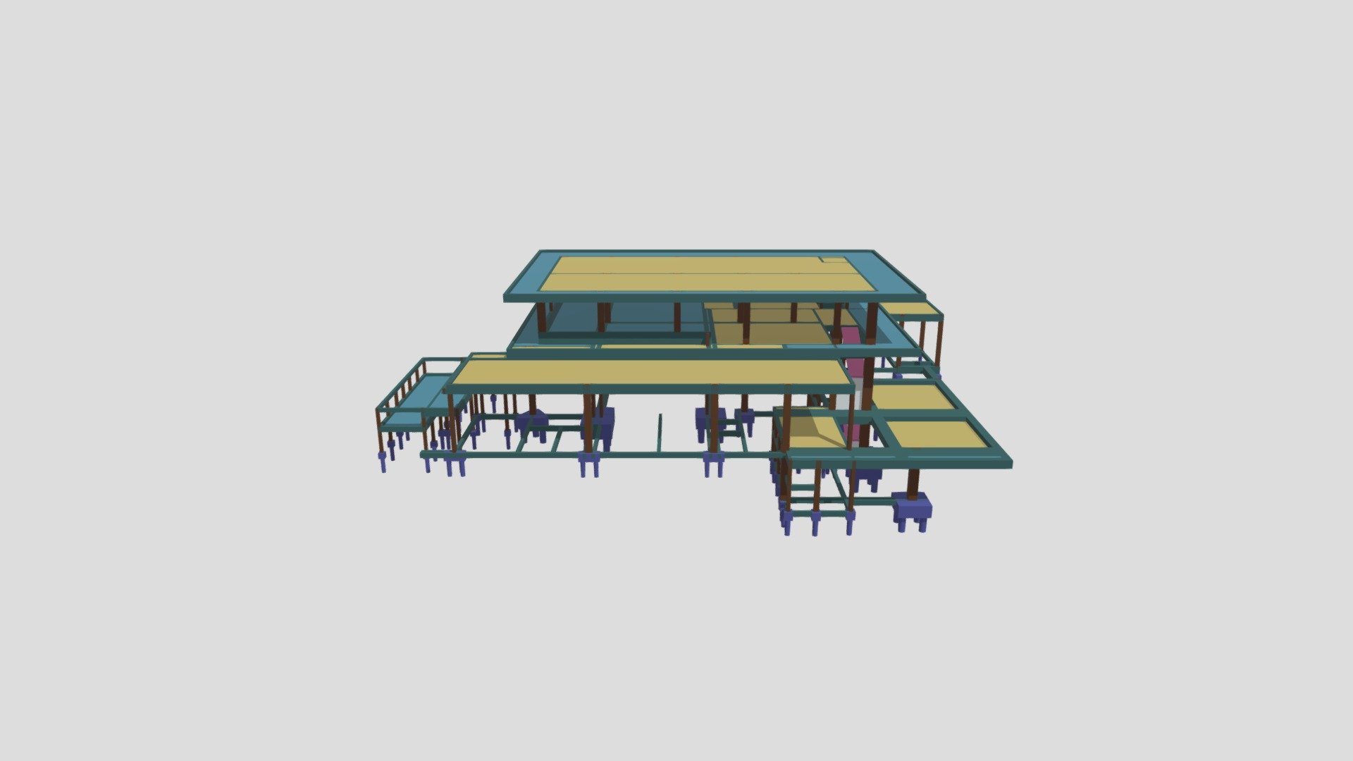 3D Residência JTM - Ipê Rosa