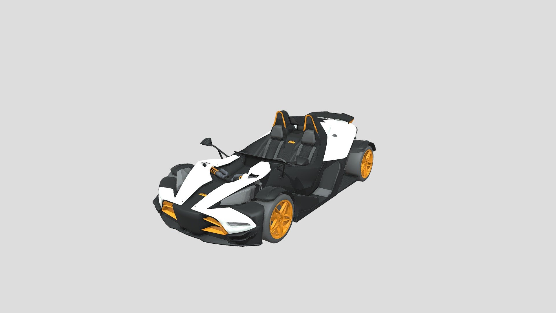 KTM X-Bow R (carbon) - Download Free 3D model by RIKreationsDesign  (@RIKreationsDesign) [4aa52de]