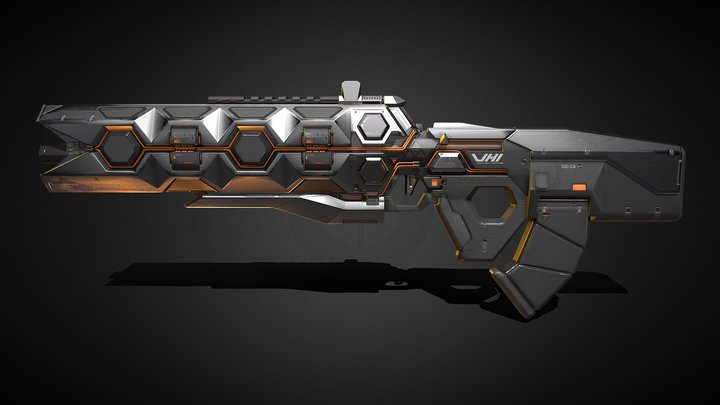 Apex Legends VK-47 Flatline Heavy Metal – Modelo 3D gratuito STL