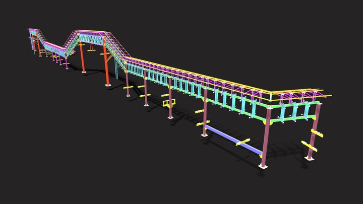Service Lines 3D Model