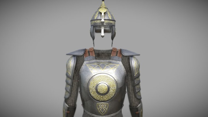 Armor For Upper body 3D Model