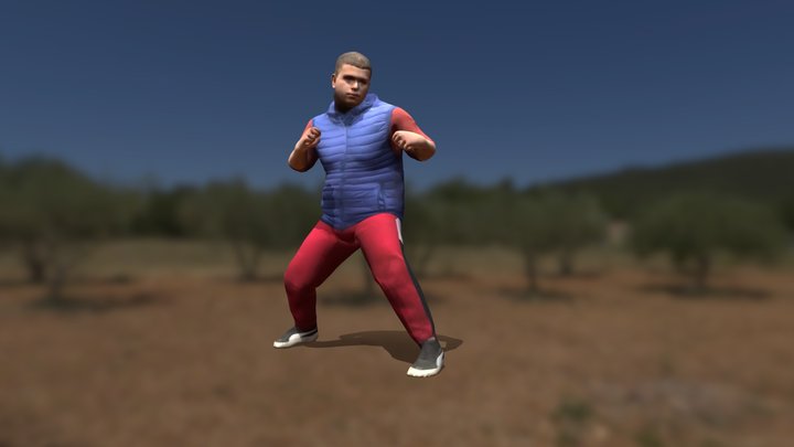 Rida sidi ben ali idle 3d fight – Gratis 3D-model STL