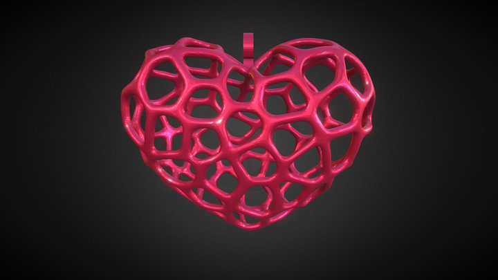 Heart Ornament 3D Model