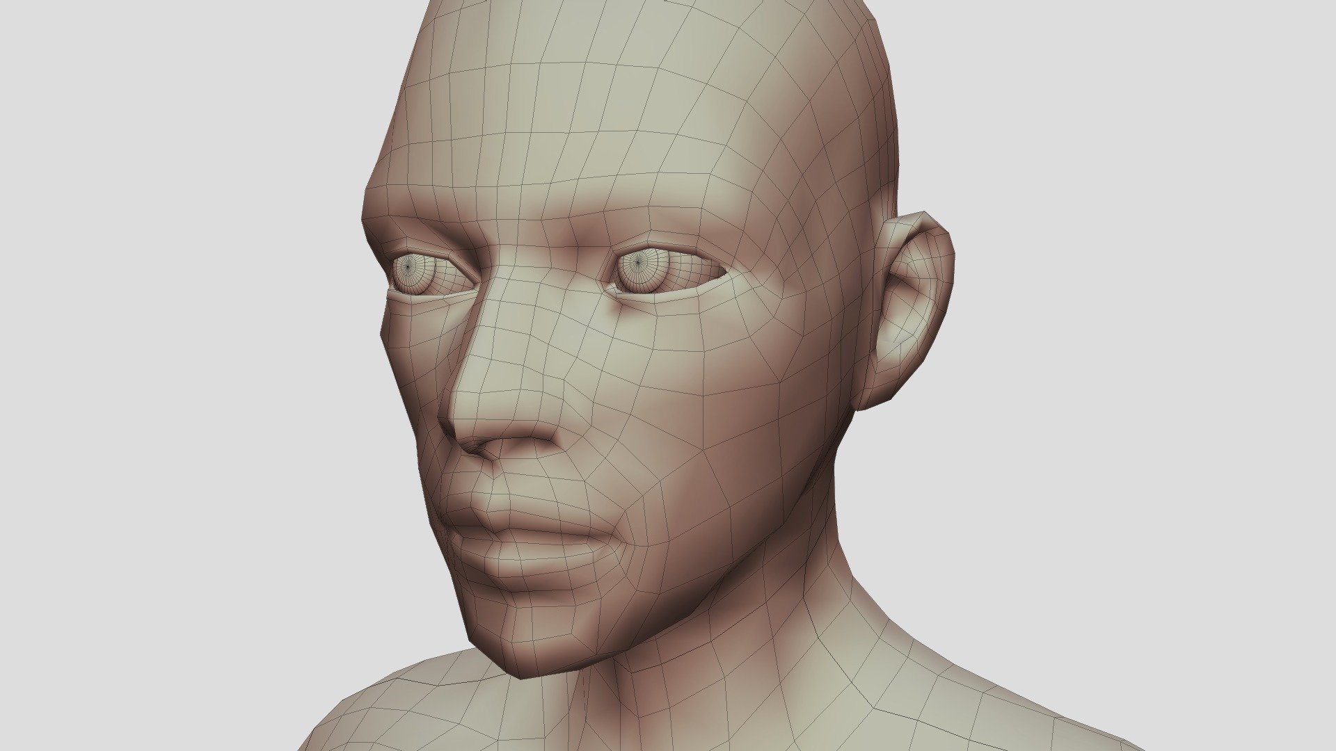 Low Poly Female Base Mesh - Download Free 3D model by Mesh-Base (@mesh-base)  [583d7e9]