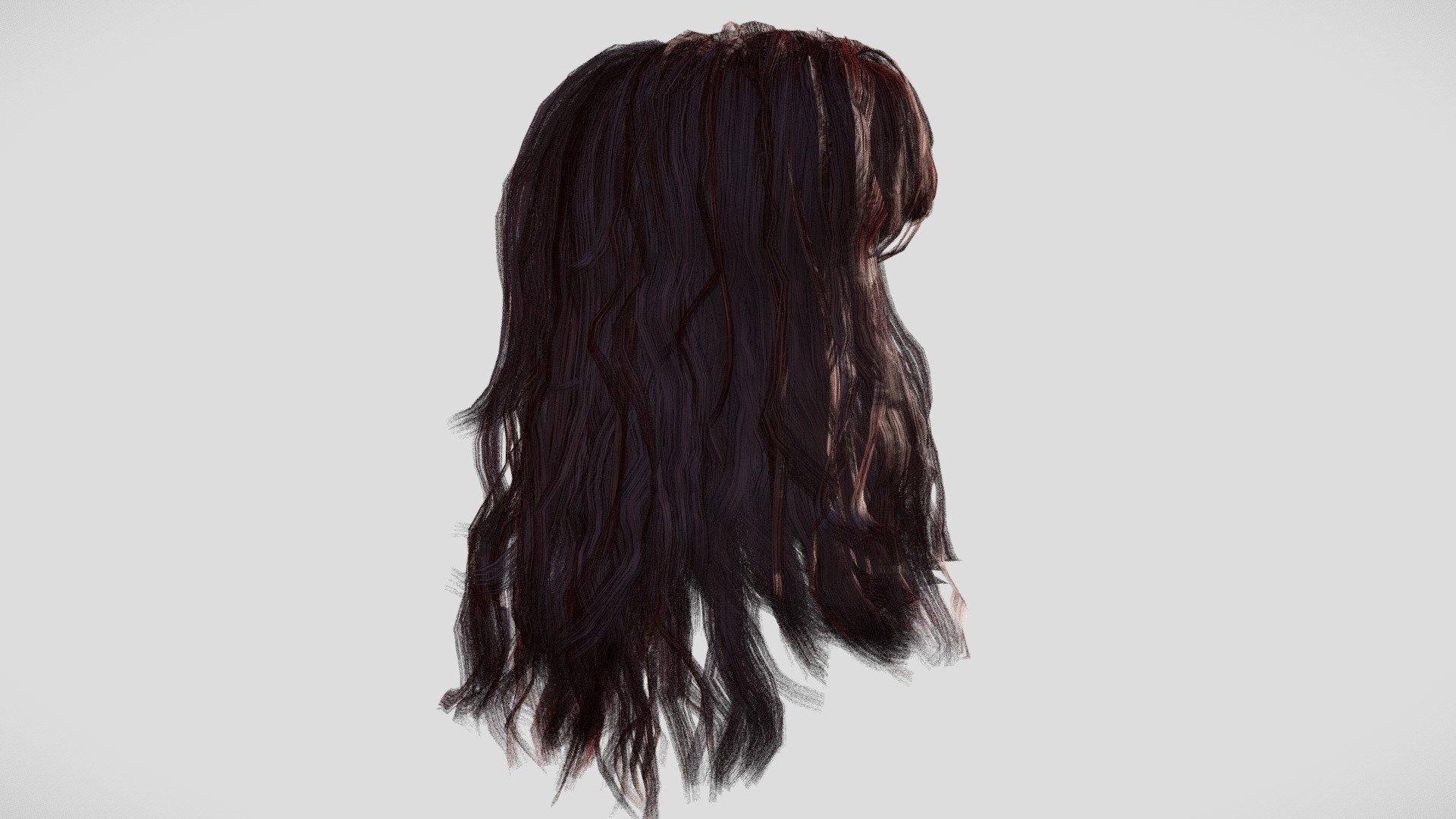 Hair Female - 013 - Buy Royalty Free 3D model by Scanlab Photogrammetry ...