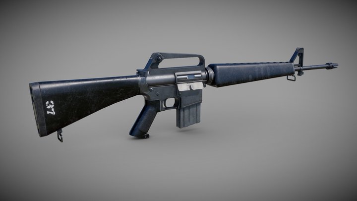 Colt ArmaLite AR-15 model 602 3D Model
