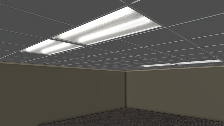 Empty Room 3D Model