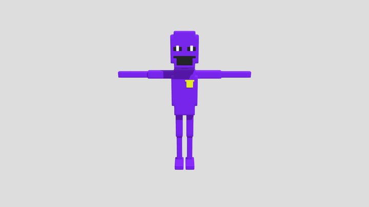 Purple Guy 3D Model