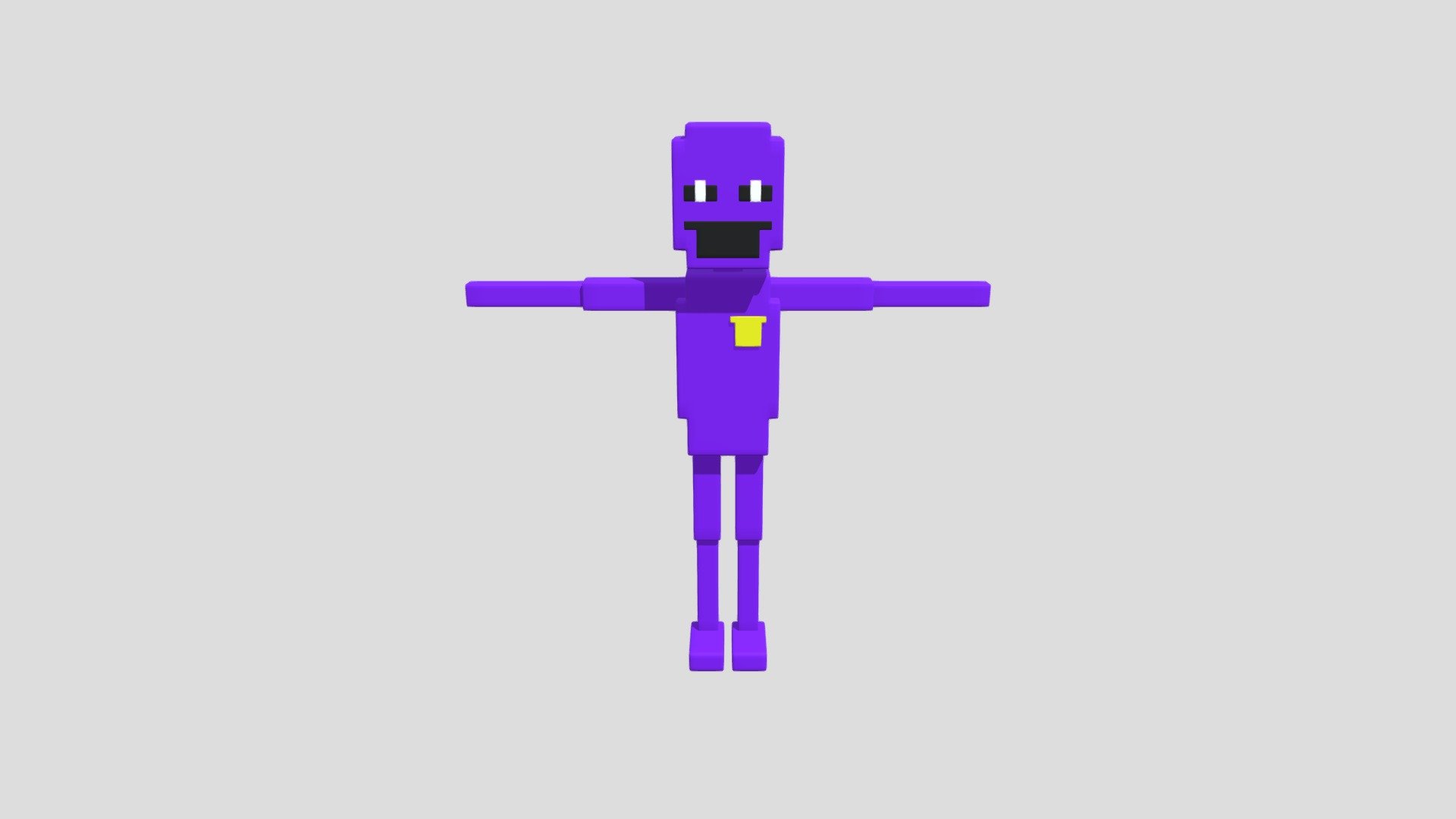 Purple Guy Download Free 3D model by Certor (Xertor