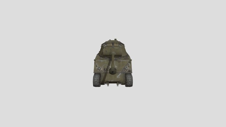 The M36B1 GMC (90 mm Gun Motor Carriage) – Kostenloses 3D-Modell STL