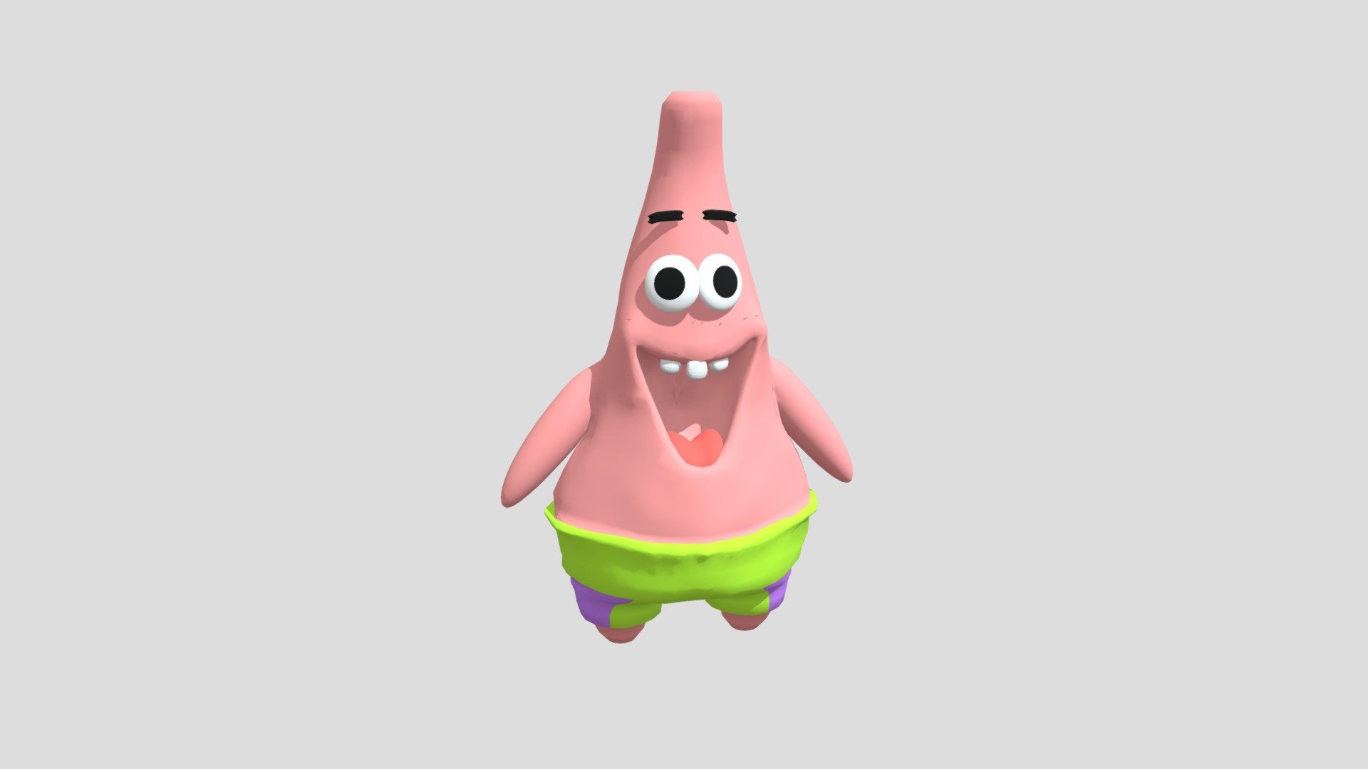 Patrickstar - Download Free 3D model by ultrakeeny [4aad658] - Sketchfab