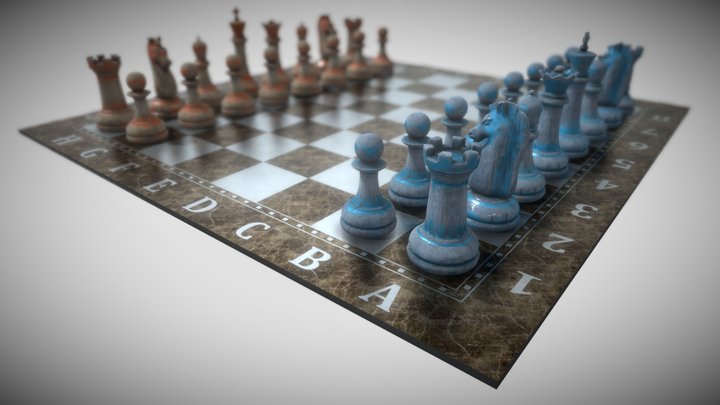 Chessboard 3D models - Sketchfab