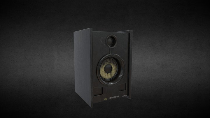 Dirty Speaker 3D Model