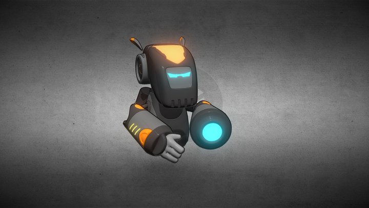 Mini Robot 3D Model