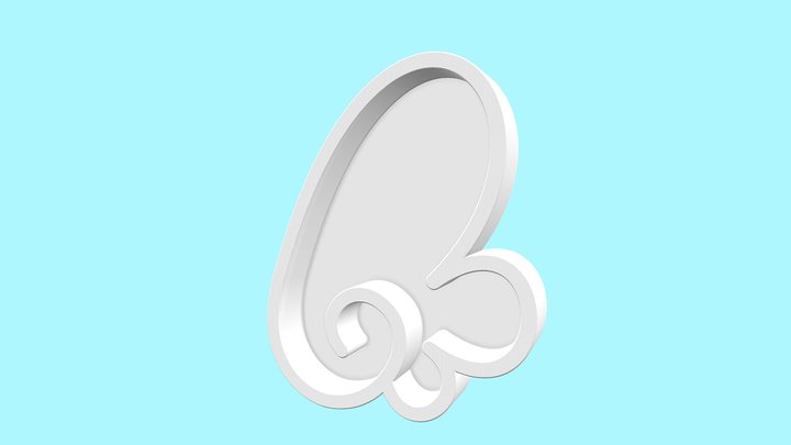 Angels Only Wing Ashtray 3D Model