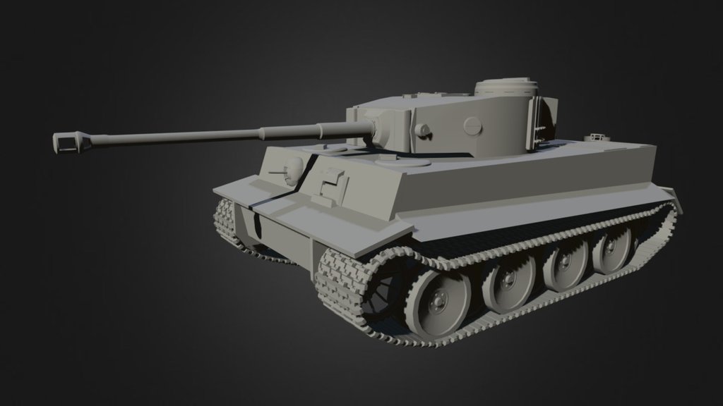 Tiger1 - 3D model by weichieh444 [4aae79f] - Sketchfab