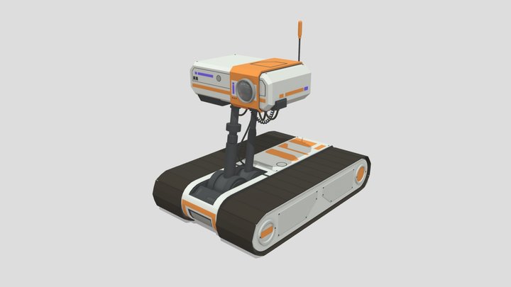 research robot 3D Model