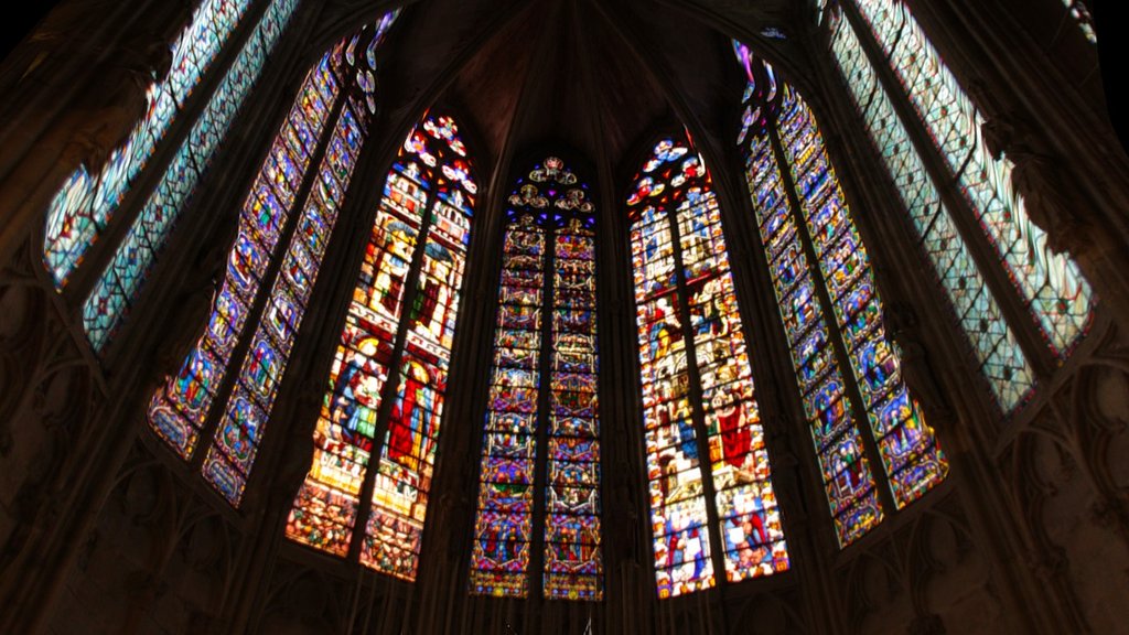 Test Vitrail. Église Saint-Nazaire (Carcassonne)