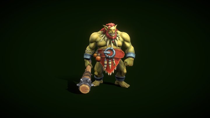 Troll ( 3 skin, 7 animations ) 3D Model