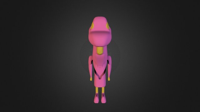 Loch Ness Monster Mascot smooth 3D Model