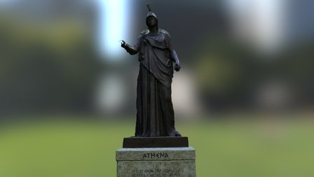 Athena in Astoria Scan 3D Model