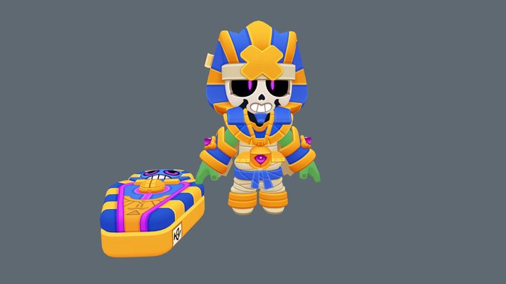 Pharaollie_brawl_stars_3d_model 3D Model