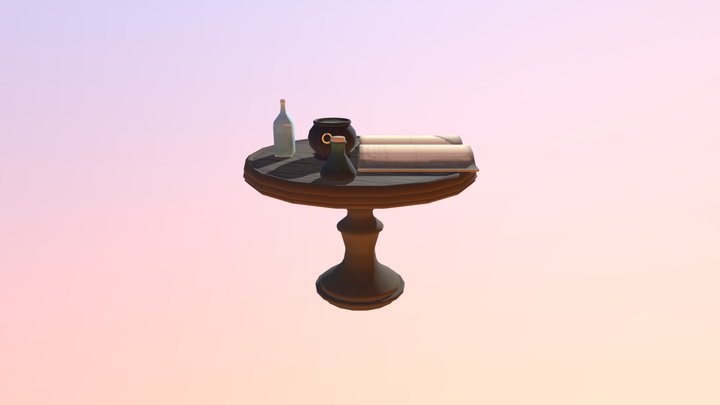 Alchemy Table 3D Model