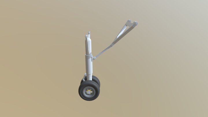 Landing Gear Assembly 3D Model