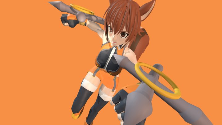 Makoto Nanaya 3D Model